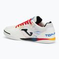 Buty piłkarskie męskie Joma Top Flex IN white/red 3