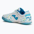 Buty piłkarskie męskie Joma Top Flex IN white/blue 3