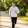 Bluza do biegania męska Joma Record III Full Zip white 8