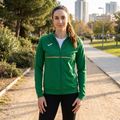 Bluza do biegania damska Joma Record III Full Zip green 9