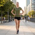 Koszulka do biegania damska Joma Record III khaki 8