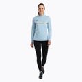 Bluza do biegania damska Joma Record III light blue 2