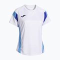 Koszulka tenisowa damska Joma Montreal white/sky blue 2