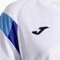 Koszulka tenisowa damska Joma Montreal white/sky blue 4