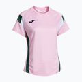 Koszulka tenisowa damska Joma Montreal pink/green 2