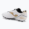 Buty piłkarskie męskie Joma Aguila FG white/gold 3