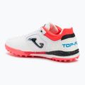 Buty piłkarskie męskie Joma Top Flex Rebound TF white/fluor coral 3