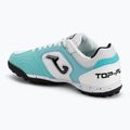Buty piłkarskie męskie Joma Top Flex 2642 TF fluor turquoise/white 3