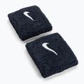 Frotki na nadgarstek Nike Swoosh Wristbands 2 szt. obsidian/white
