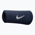 Frotka na nadgarstek Nike Swoosh Doublewide Wristbands 2 szt. obsidian/white