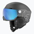 Kask narciarski Bollé V-Ryft Pure black coal matte/photochromic blue