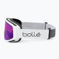 Gogle narciarskie Bollé Bedrock Plus white matte/azure 4