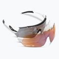 Okulary przeciwsłoneczne Tifosi Alliant white black/smoke/ac red/clear