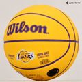 Piłka do koszykówki dziecięca Wilson NBA Player Icon Mini Lebron yellow rozmiar 3 8