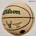 Piłka do koszykówki dziecięca Wilson NBA Player Icon Mini Giannis green/beige rozmiar 3 8