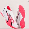 Buty piłkarskie dziecięce PUMA Ultra Match LL IT + Mid puma white/puma black/fire orchid 12