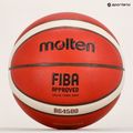 Piłka do koszykówki Molten B7G4500-PL FIBA orange/ivory rozmiar 7 7