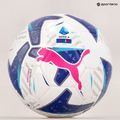 Piłka do piłki nożnej PUMA Orbita Serie A Ms puma white/blue glimmer/sunset glow rozmiar 5 5
