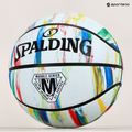 Piłka do koszykówki Spalding Marble biała/czerwona/niebieska rozmiar 7 4