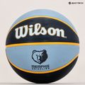 Piłka do koszykówki Wilson NBA Team Tribute Memphis Grizzlies blue rozmiar 7 6