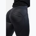 Legginsy damskie NEBBIA Glossy Look Bubble Butt volcanic black 6