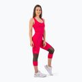 Legginsy treningowe damskie NEBBIA Sporty High-Waist 3/4 pink 3