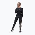 Legginsy treningowe damskie NEBBIA Gold Print black 3