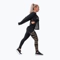 Legginsy treningowe damskie NEBBIA Gold Print black