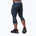 Legginsy treningowe męskie NEBBIA Legend Of Today Calf Length dark/grey 2