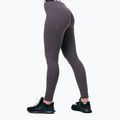 Legginsy treningowe damskie NEBBIA Squat Hero Scrunch Butt marron 2