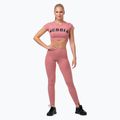 Legginsy treningowe damskie NEBBIA Mesh High-Waist old rose 5