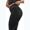 Legginsy damskie NEBBIA Mesh Intense black/gold 3