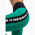 Legginsy treningowe damskie NEBBIA Iconic green 5