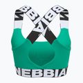 Biustonosz treningowy NEBBIA Iconic green 2
