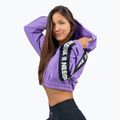 Bluza damska NEBBIA Crop Hoodie Iconic lila