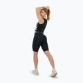 Spodenki treningowe damskie NEBBIA High Waisted Biker 10″ Gym Therapy black 3