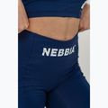 Spodenki treningowe damskie NEBBIA High Waisted Biker 10″ Gym Therapy dark blue 6