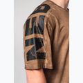 Koszulka treningowa męska NEBBIA Washed-Off Lifting Club light brown 4