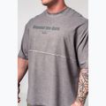 Koszulka treningowa męska NEBBIA Washed-Off Heavyweight No Shortcuts light grey 4