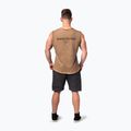 Tank top treningowy męski Washed-Off Beastin light brown 3