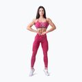 Legginsy treningowe damskie NEBBIA Washed High Waisted Legacy red 2