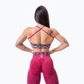 Legginsy treningowe damskie NEBBIA Washed High Waisted Legacy red 4