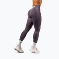 Legginsy treningowe damskie NEBBIA Flow Seamless Push-Up dark grey 3