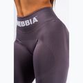 Legginsy treningowe damskie NEBBIA Flow Seamless Push-Up dark grey 5