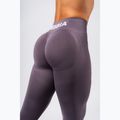 Legginsy treningowe damskie NEBBIA Flow Seamless Push-Up dark grey 6