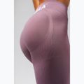 Legginsy treningowe damskie NEBBIA Flow Seamless Hight Waist Push Up pink 7