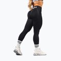 Legginsy treningowe damskie NEBBIA Flow Seamless Hight Waist Push Up black 3