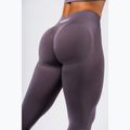 Legginsy treningowe damskie NEBBIA Flow Seamless Maximum Push-Up dark grey 5