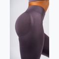 Legginsy treningowe damskie NEBBIA Flow Seamless Maximum Push-Up dark grey 6