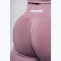 Legginsy treningowe damskie NEBBIA Flow Seamless Maximum Push-Up pink 8